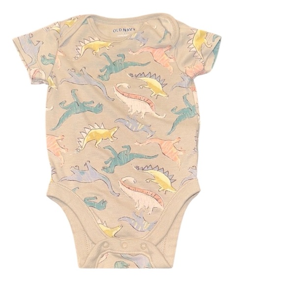 Old Navy one piece with Playful Dinosaur Print size 6-12 months - Picture 1 of 4